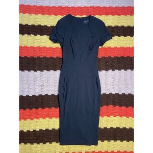 Black Wiggle Dress by ASOS, Size 2